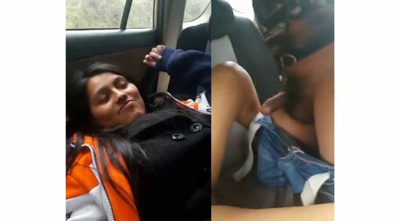 PERUVIAN GIRL - FUCKING FOR THE FIRST TIME IN THE CAR - HER BOYFRIEND SMALL DICK