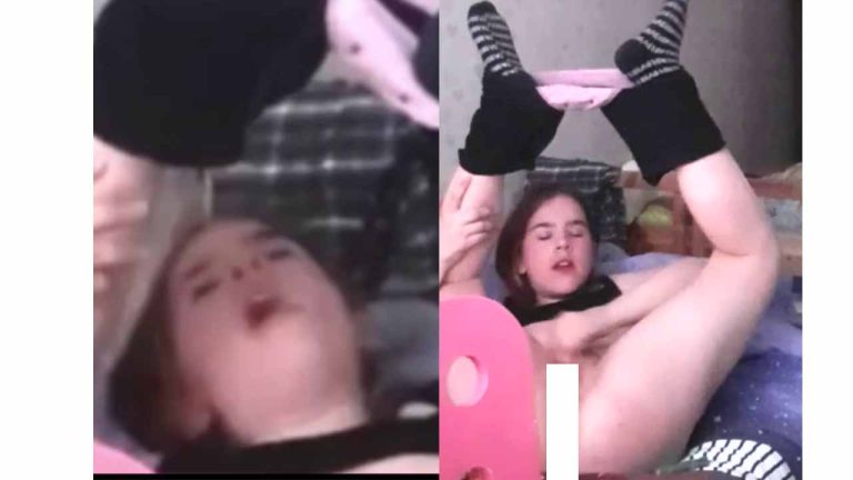 She rubs her pussy for the first time and accidentally has an ORGASM