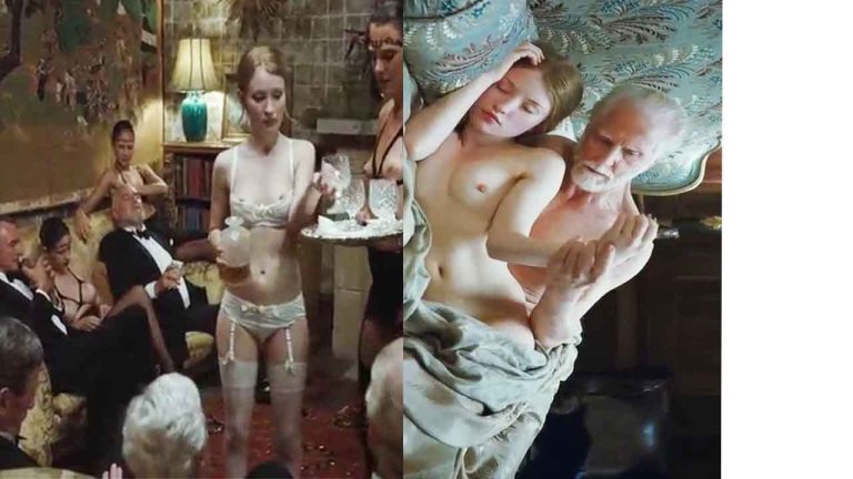 Cinema - Private party of old millionaires fucking young people, Sean Diddy style