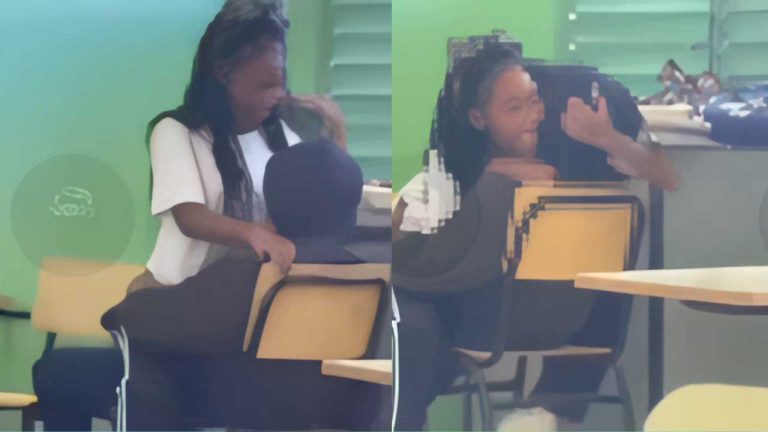 VIRAL - Black schoolgirl riding in the classroom (AMATEUR PORN)