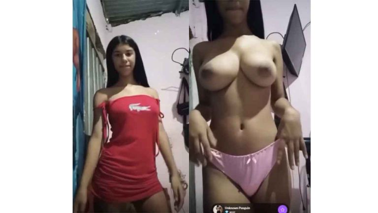 Venezuelan teen asks for gifts to show off her big tits on Buzzcast
