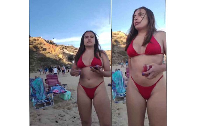 Voyeur - Beach Day My Sister and Her Red Bikini