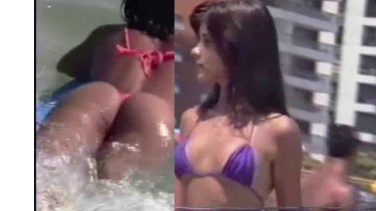 Voyeur - Sexy ass teens on vacation at the beach