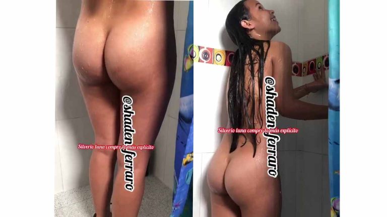 shaden ferraro Explicit video in the shower