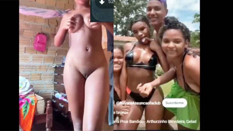 Brazilian Teen influencer leaks nude videos