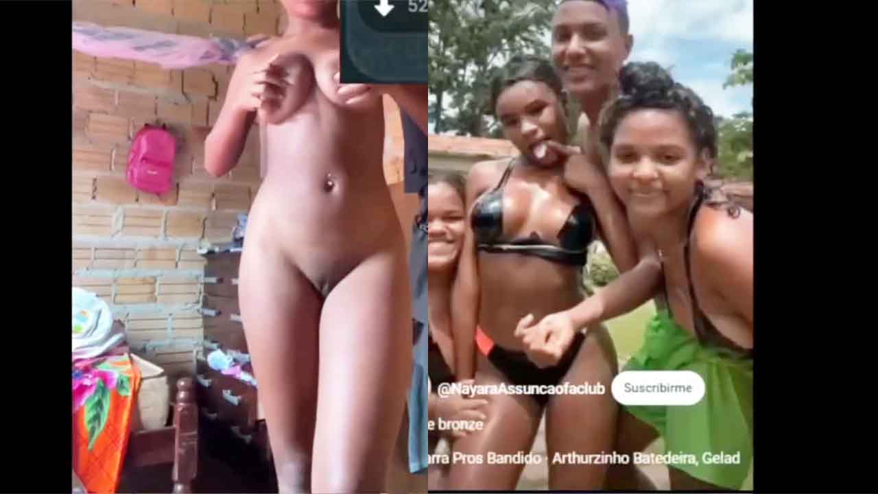 Brazilian Teen influencer leaks nude videos