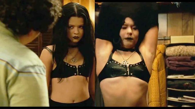 CINEMA YOUNG ACTRESS Sasha Pieterse ARMPITS AND BOOBS IN FILM Hollywood