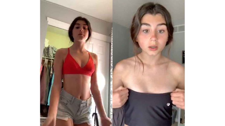 Makalaann, a cute girl, tries on clothes for her Buzzcast fans.