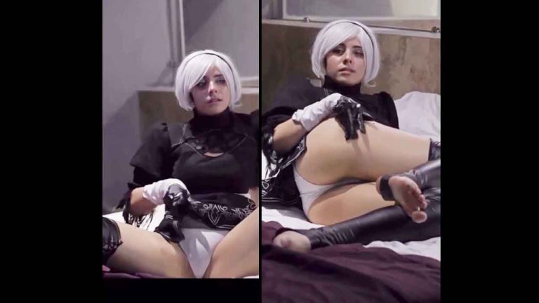 Nat The Killer Nat Gama cosplay 2b rubbing pussy PORN VIDEO
