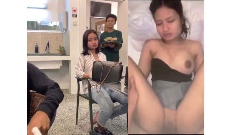 Skinny schoolgirl @Prettyca leaked private iPhone porn video