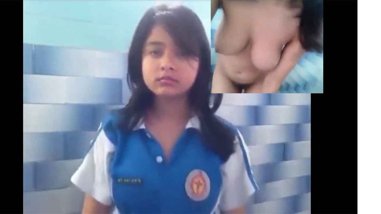 The bustiest schoolgirl takes off her school uniform