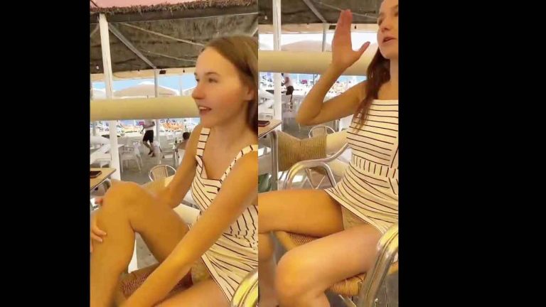 Upskirt young teen Candid Voyeur video