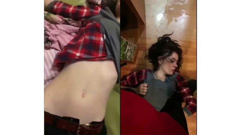 VERY DRUNK RUSSIAN TEEN HER FRIEND GROWS HER BODY