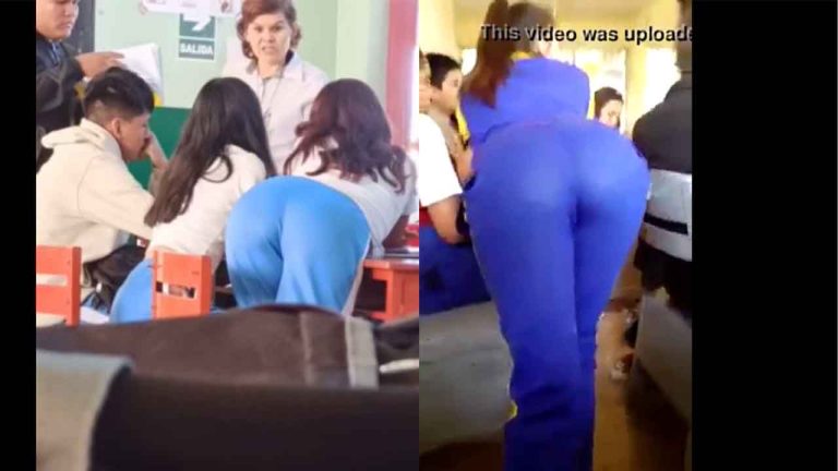 VOYEUR AT SCHOOL - TEEN GIRLS STOP TIGHT ASS IN SCHOOL UNIFORM