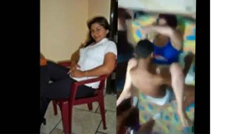 Viral amateur porn - Peruvian teacher caught fucking her 4 students
