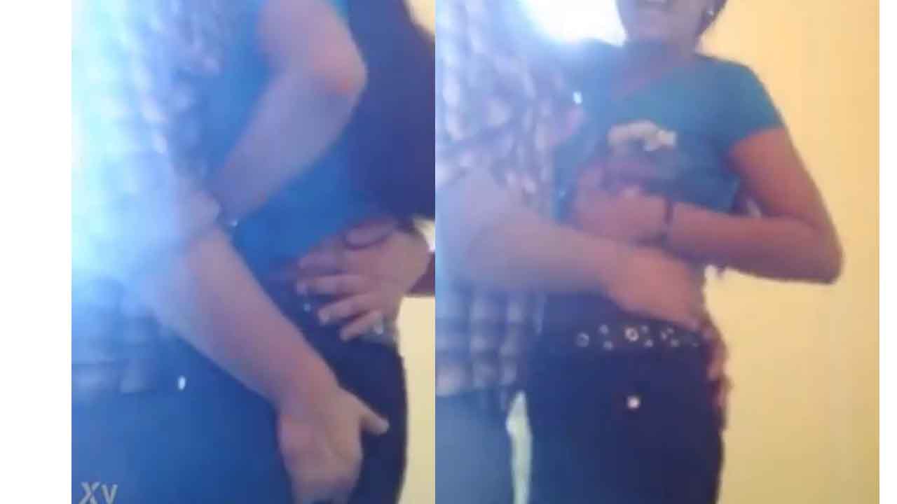 Viral porn video - rural school teacher groping his student