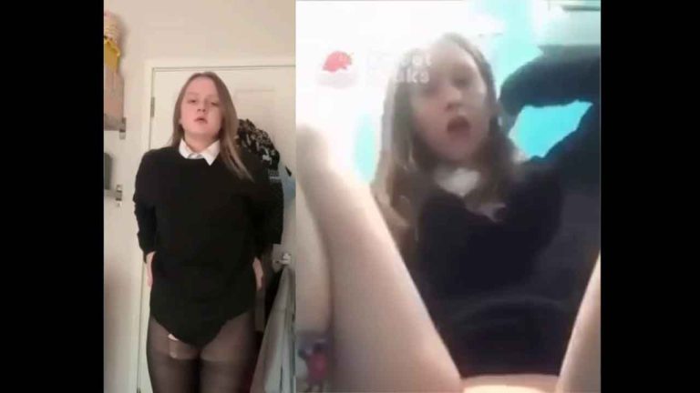 White teen schoolgirl moans and dirty words