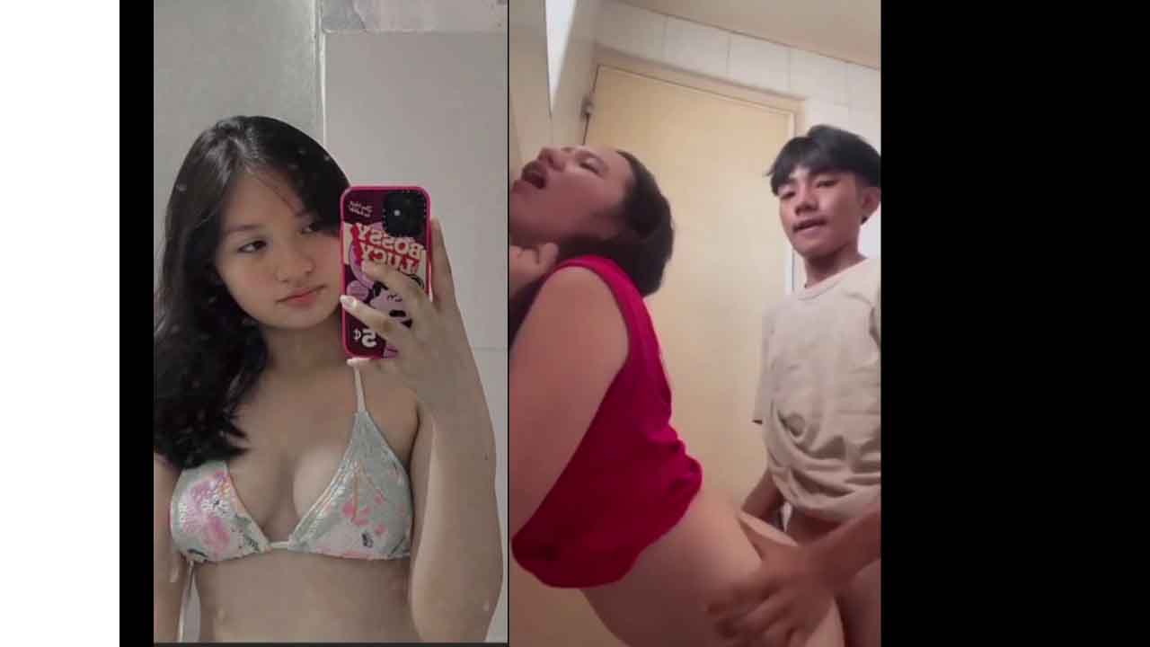 young teen fucking her cousin in the bathroom of her house