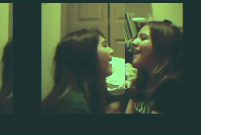 2 TEEN GIRLS HAVE THEIR FIRST LESBIAN KISS WHILE LISTENING TO KATY PERRY A KISSED A GIRL