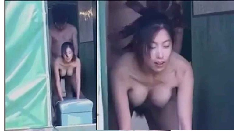 Chinese teen caught fucking while drunk at a fishing trip