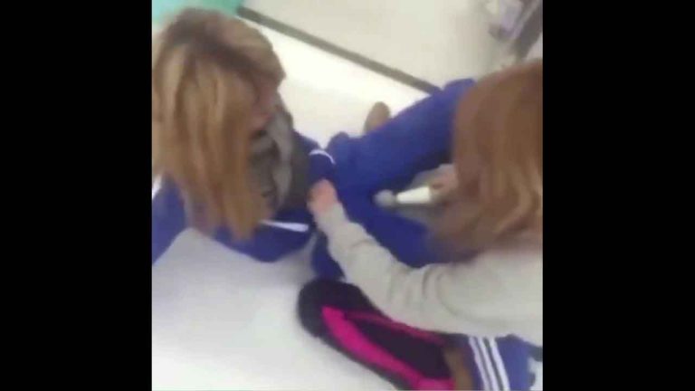 High school girls take a sex vibrator to school and have fun with it.