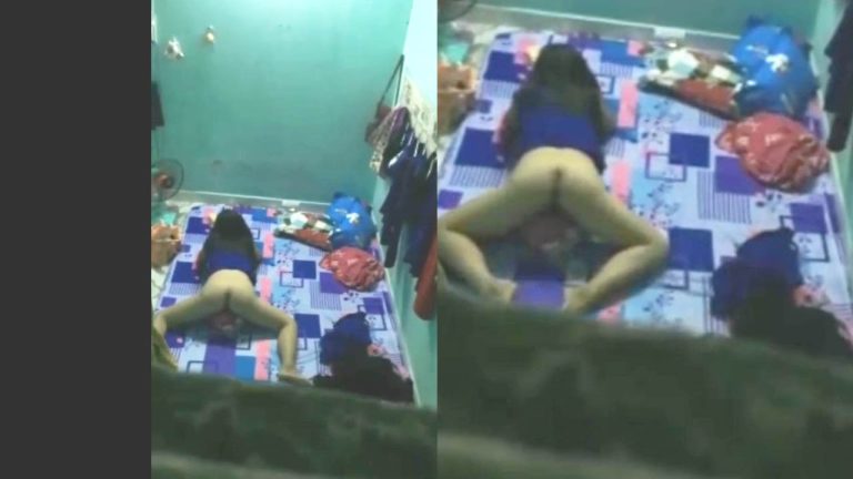 Indian brother catches his sister rubbing herself with her pillow for sexual pleasure
