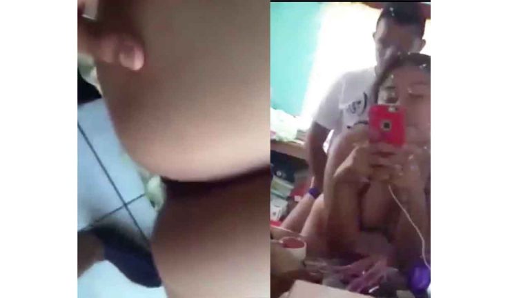 Mexican teen fucking when she's home alone