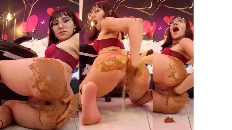 PRIVATE PAID LEAKED VIDEO OF DIRTY COLOMBIAN TALKING CURSES AND PUTTING HER FIST IN HER ANUS -