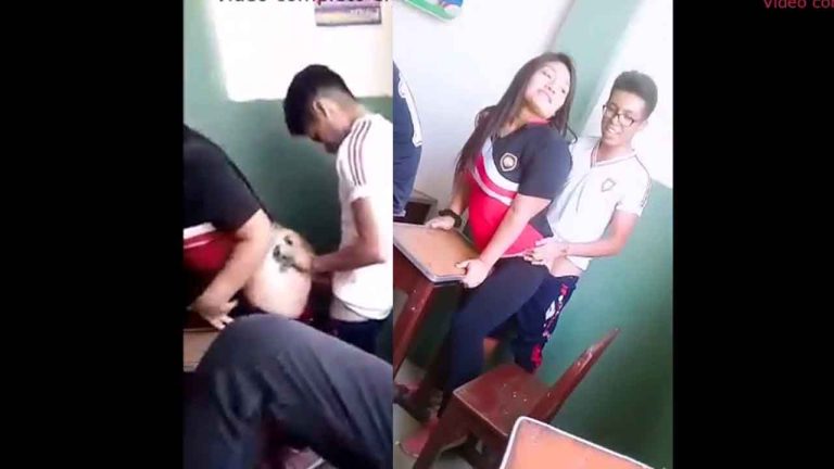 SCHOOLGIRL TAKES DOWN HER PANTS AND GETS FUCKED BY HER CLASSMATE