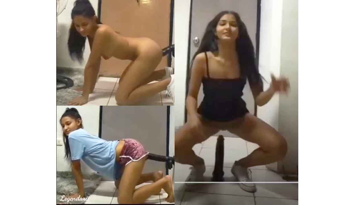Skinny teen is very slutty with a big black guy