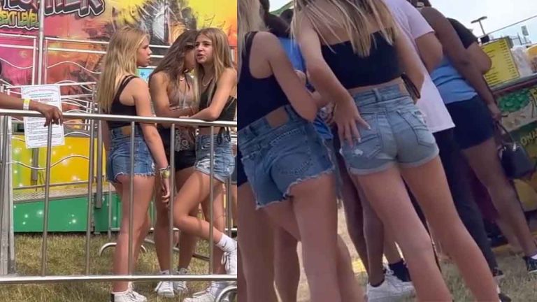 Three Teenage Friends in Shorts