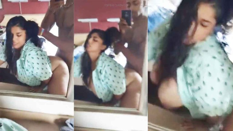 IN PAJAMAS BEFORE SLEEPING, BIG-TITS GIRL GETS FUCKED