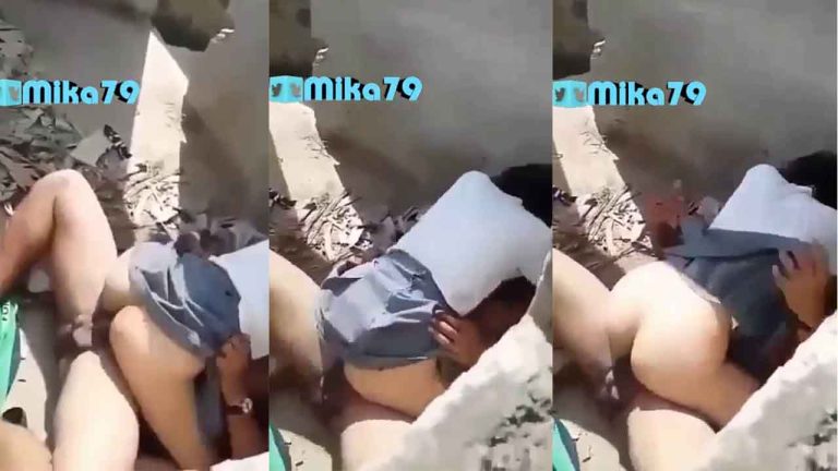 Schoolgirl skips school because she had sex with her boyfriend in an abandoned house.
