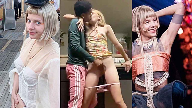 Aurora Aksnes Norwegian singer SCANDAL SEXTAPE - PORN VIDEO WITH BLACK BOY FAN