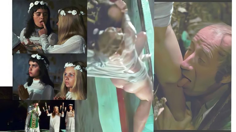 CINEMA - Old priest tries to fuck teenage girls MOVIE - mais ne nous delivrez pas du mal 1971