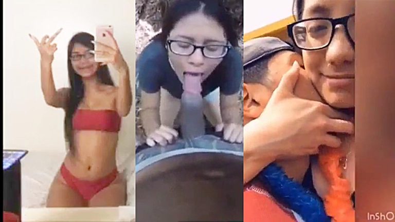 She cheats on her skinny boyfriend with a black guy with a huge cock