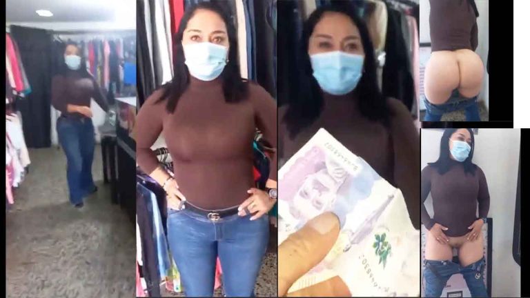 VIRAL VIDEO - CLOTHING STORE EMPLOYEE IS OFFERED MONEY BY HER BOSS TO SHOW HER BIG ASS AND PUSSY