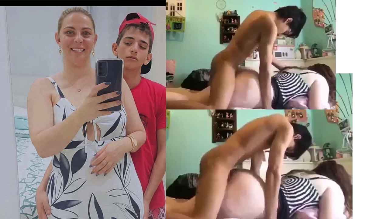 CONTROVERSIAL SEX TAPE - MATURE WOMAN IS FUCKED BY A VERY YOUNG BOY