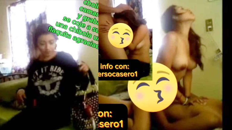 LOST MEDIA - Mexican Cholita hidden camera in her room