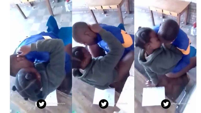 Black teen schoolgirl having sex with a friend at school