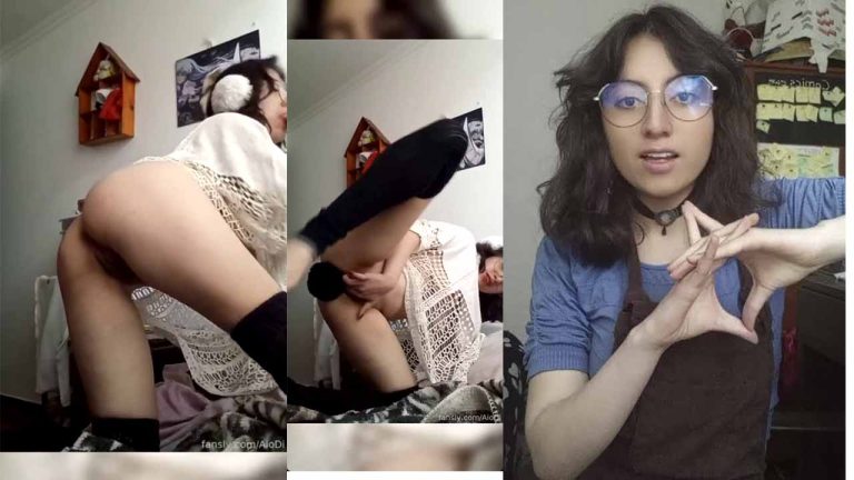 SPANISH TEEN COSPLAY EXPERIENCES SENSATION WITH ANAL PLUG aioniadiafonia - @aiodi FANSLY