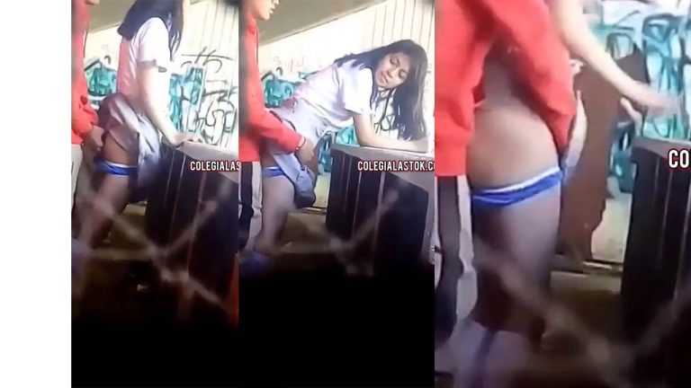 SCHOOLGIRL ALMOST CAUGHT HAVING SEX WITH HER SCHOOL FRIEND