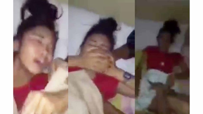 SHE IS FORCED TO HAVE SEX WITH 3 IN A RUGBY MANNER