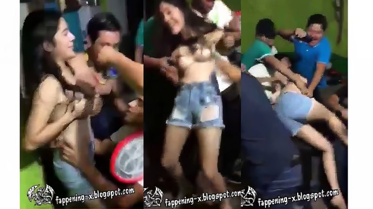 Teen girl is abused by 6 of her friends at a Latin party