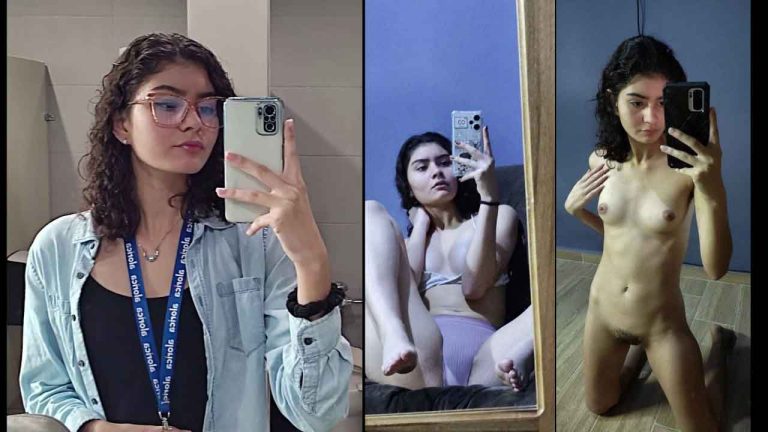 Young university professor is blackmailed by her students after they discover her pornographic videos and photos online