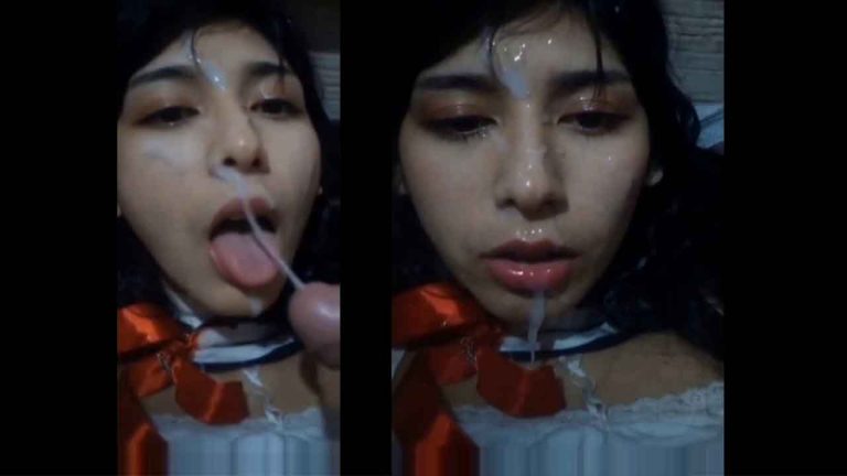 NASTY TEEN MEXICAN MASSIVE CUM ON THE FACE