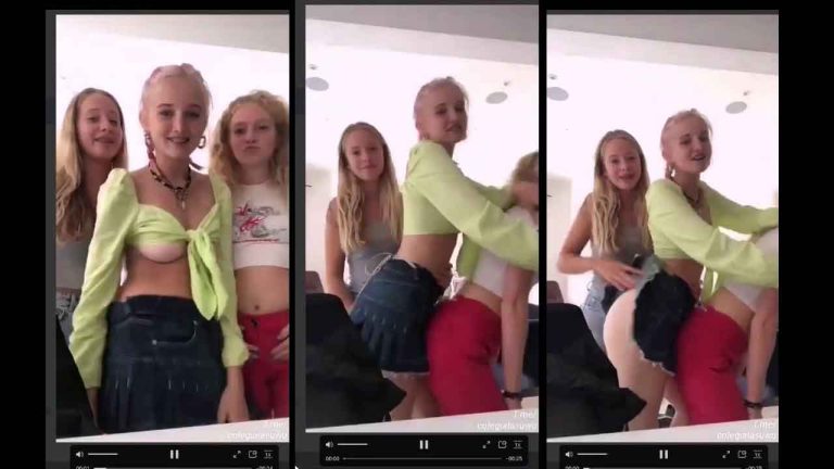 3 RUSSIAN SISTERS PLAYING AT HOME - TIKTOK VIDEO BANNED 6