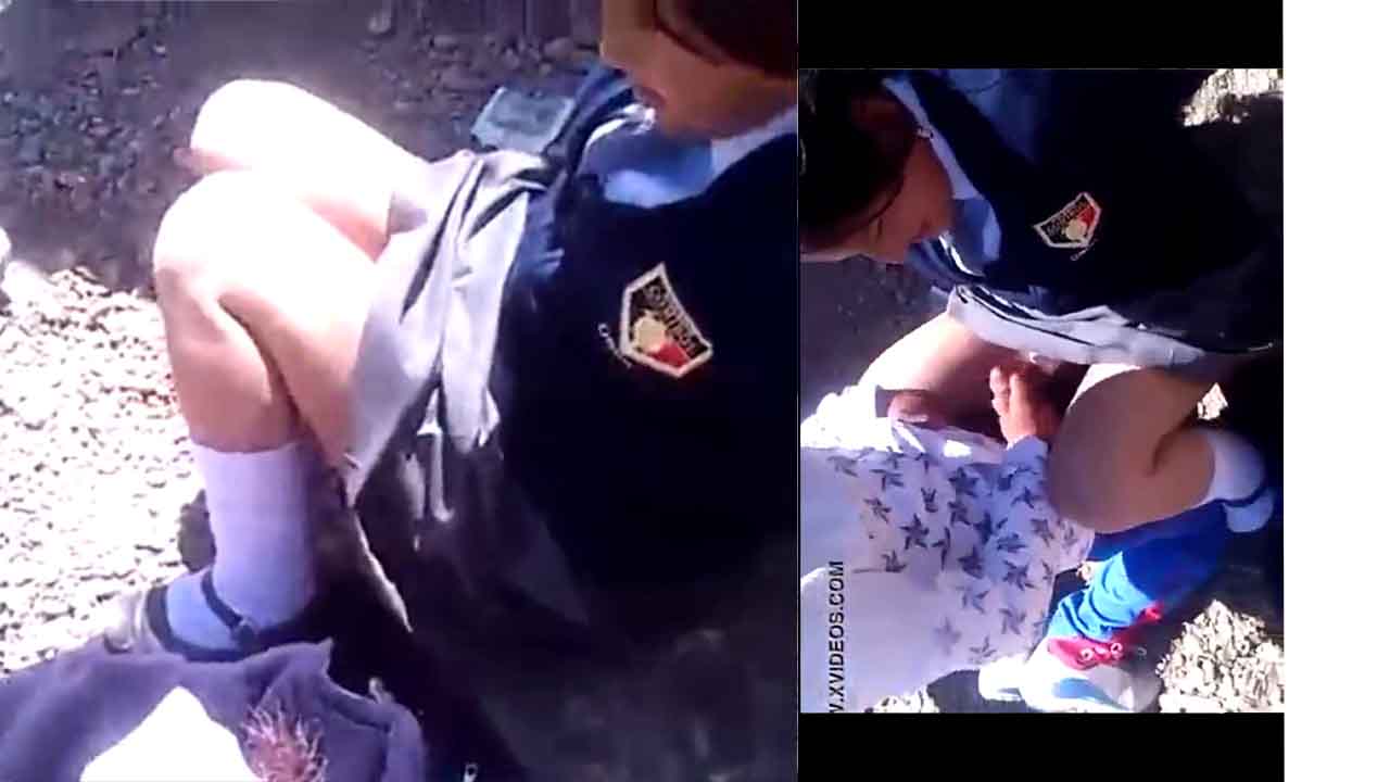 Peruvian schoolgirl about to have sex with her friend