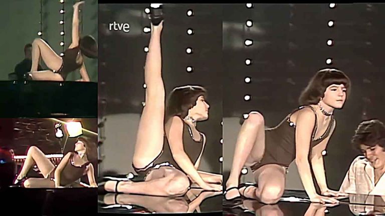 rare footage on Spanish national TV, Victoria Vera